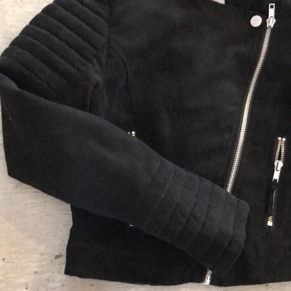 Faux Suede Moto Jacket - Picture 4 of 8